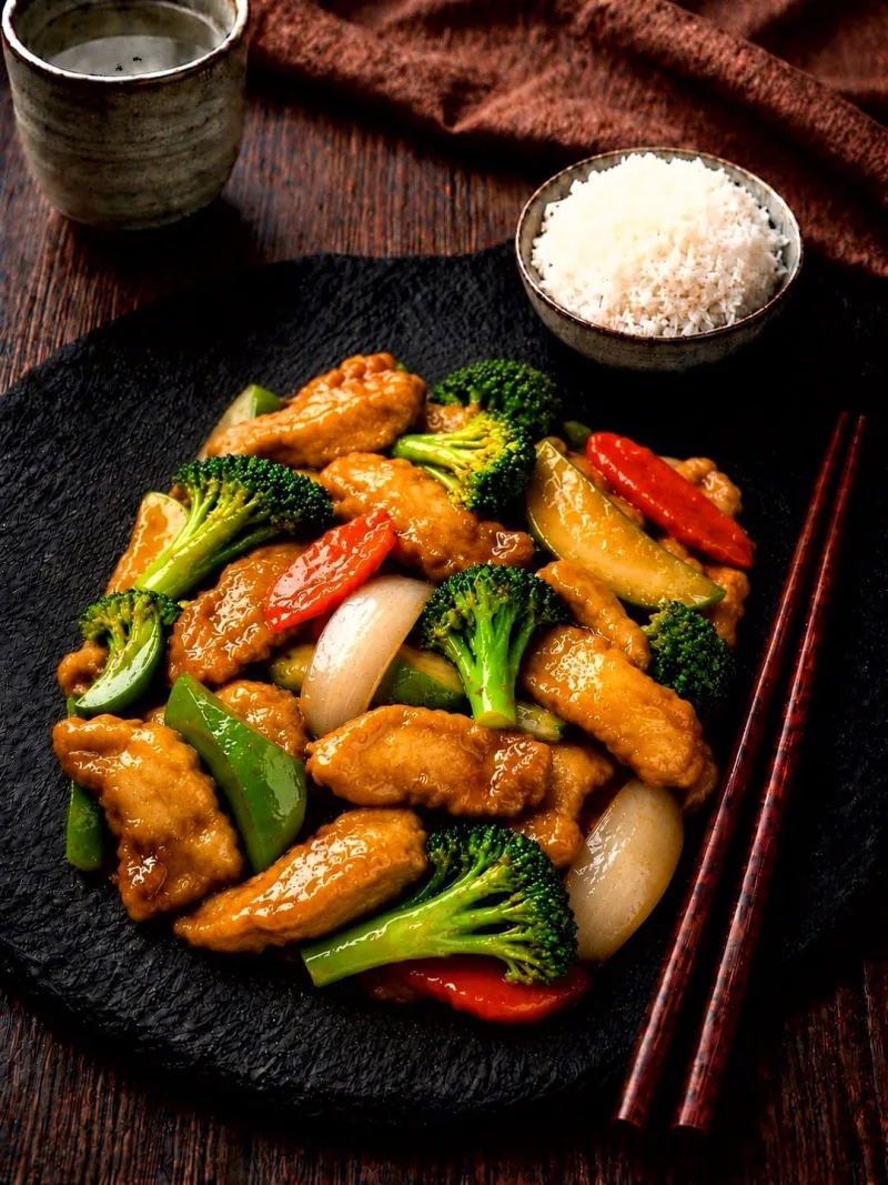 S6. Chicken with Garlic Sauce